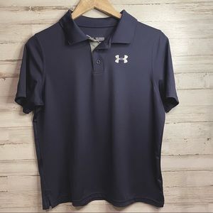 BOGO ❣️ Boys Navy Blue UNDER ARMOUR Polo